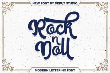 Rock 'n Doll Font by Creative Fabrica Fonts — Script Handwritten Font — thumbnail 1