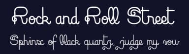 Rock and Roll Street by dcoxy - Greg Medina — Script Handwritten Font — thumbnail 2
