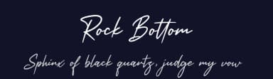 Rock Bottom by Abas Creative — Script Handwritten Font — thumbnail 2