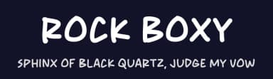 Rock Boxy by Origin Type — Script Handwritten Font — thumbnail 2