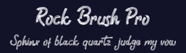 Rock Brush Pro by AminMario — Script Handwritten Font — thumbnail 2