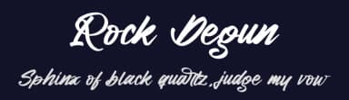 Rock Degun by Integritype Studio — Script Handwritten Font — thumbnail 2
