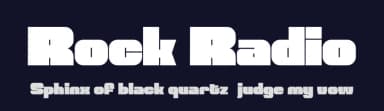 Rock Radio by Toko Laris Djaja — Sans Serif Font — thumbnail 2