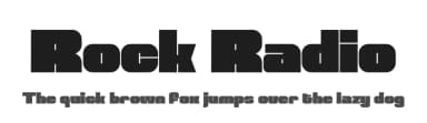 Rock Radio by Toko Laris Djaja — Sans Serif Font — thumbnail 1