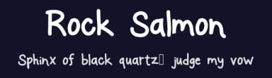 Rock Salmon by Geronimo Font Studios — Script Handwritten Font — thumbnail 2
