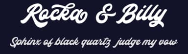Rocka & Billy by Ydhra Studio — Script Handwritten Font — thumbnail 2