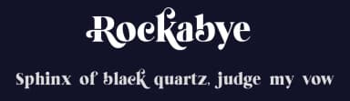 Rockabye by Silverdav Studio — Serif Font — thumbnail 2