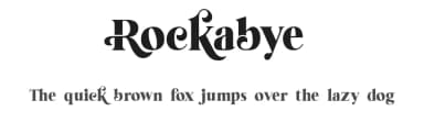 Rockabye by Silverdav Studio — Serif Font — thumbnail 1