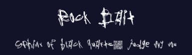 Rock Bait by Xerographer Fonts — Script Handwritten Font — thumbnail 2