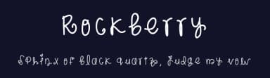 Rockberry by Des Gomez — Script Handwritten Font — thumbnail 2