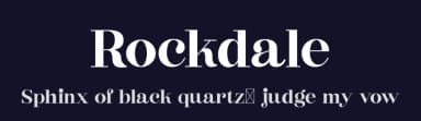 Rockdale by FactoryType — Serif Font — thumbnail 2
