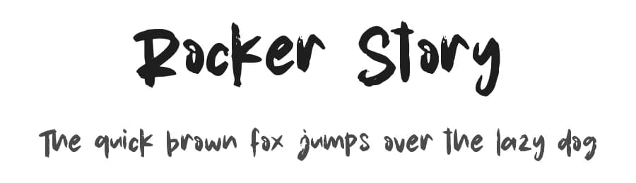 Rocker Story by Letterafa Studio — Script Handwritten Font