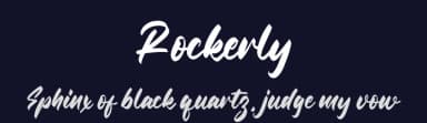 Rockerly by FatmaStudio — Script Handwritten Font — thumbnail 2