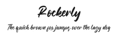 Rockerly by FatmaStudio — Script Handwritten Font — thumbnail 1