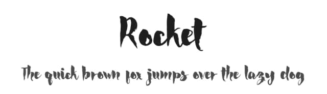 Rocket by Roy Jorse — Script Handwritten Font