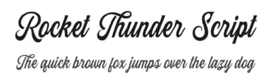 Rocket Thunder Script by Blankids — Script Handwritten Font — thumbnail 1