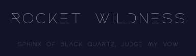 Rocket Wildness by Andika Fez — Sans Serif Font — thumbnail 2