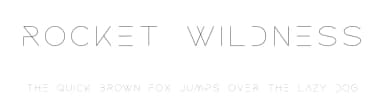 Rocket Wildness by Andika Fez — Sans Serif Font — thumbnail 1