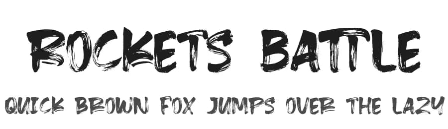 Rockets Battle by Rochart Studio — Script Handwritten Font