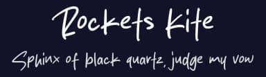Rockets Kite by MJType — Script Handwritten Font — thumbnail 2