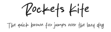 Rockets Kite by MJType — Script Handwritten Font — thumbnail 1