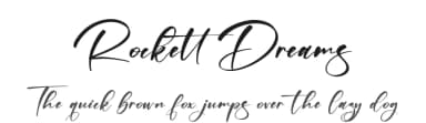 Rockett Dreams by Letterena Studios — Script Handwritten Font — thumbnail 1