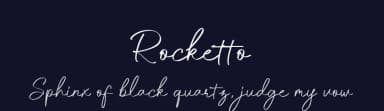 Rocketto by Aditya Rezki Apriyadi — Script Handwritten Font — thumbnail 2