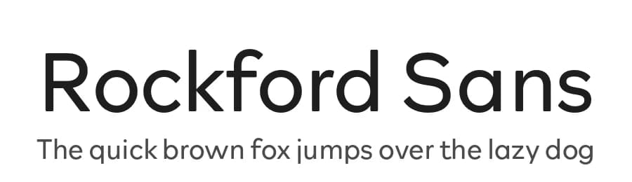 Rockford Sans by Fenotype — Sans Serif Font
