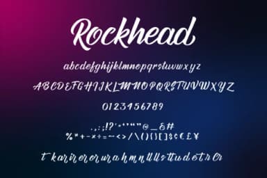 Rockhead Font by Letterflow Studio — Script Handwritten Font — thumbnail 4