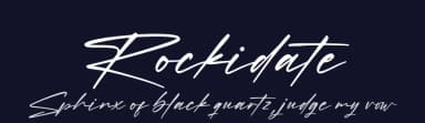 Rockidate by Perspectype Studio - Letterena.com — Script Handwritten Font — thumbnail 2