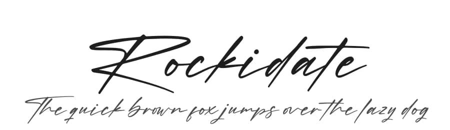Rockidate by Perspectype Studio - Letterena.com — Script Handwritten Font