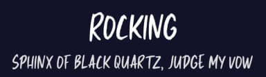 Rocking by Creatype Studio — Script Handwritten Font — thumbnail 2