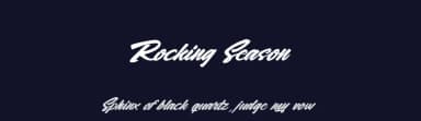 Rocking Season by Cat.B — Script Handwritten Font — thumbnail 2