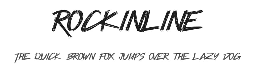 Rockinline by Basni.std — Script Handwritten Font