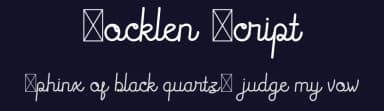 Rocklen Script by Achmad Yani — Script Handwritten Font — thumbnail 2