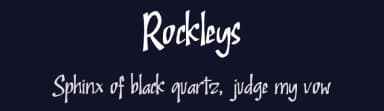 Rockleys by LakuFont — Script Handwritten Font — thumbnail 2