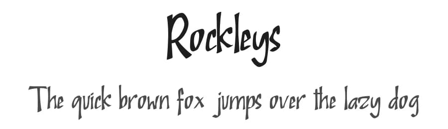 Rockleys by LakuFont — Script Handwritten Font — preview 1