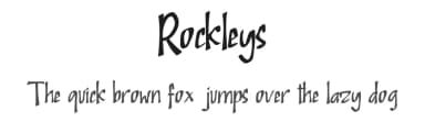 Rockleys by LakuFont — Script Handwritten Font — thumbnail 1
