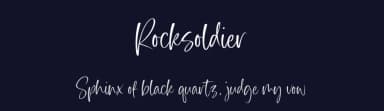 Rocksoldier by Timur Type — Script Handwritten Font — thumbnail 2