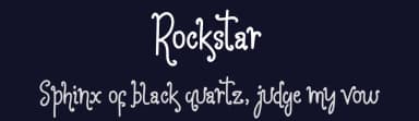 Rockstar by share font — Script Handwritten Font — thumbnail 2