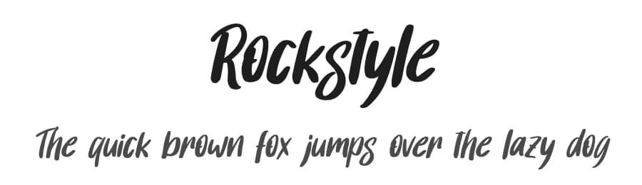 Rockstyle by Letterafa Studio — Script Handwritten Font