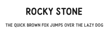 Rocky Stone by mlkwsn — Script Handwritten Font — thumbnail 1