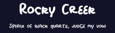 Rocky Creek by Kelsey Ann G — Script Handwritten Font — thumbnail 2