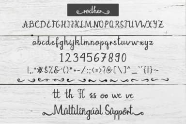 Rocther Script Font by pandanwangi — Script Handwritten Font — thumbnail 5