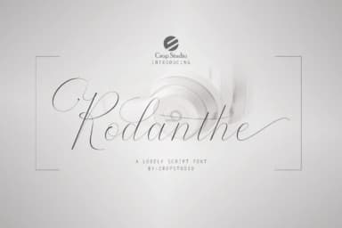 Rodanthe Duo Font by cropstudio — Script Handwritten Font — thumbnail 1