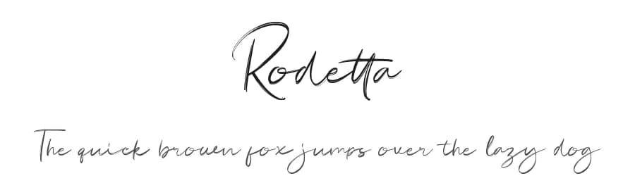 Rodetta by ToniStudio — Script Handwritten Font