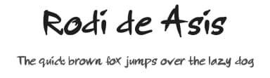 Rodi de Asis by Kurdz — Script Handwritten Font — thumbnail 1