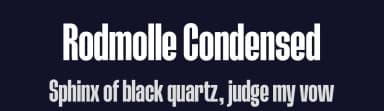 Rodmolle Condensed by Ketikata Studio — Sans Serif Font — thumbnail 2