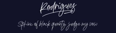 Rodrigues by Måns Grebäck — Script Handwritten Font — thumbnail 2