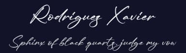 Rodriguez Xavier by Letterena Studios — Script Handwritten Font — thumbnail 2